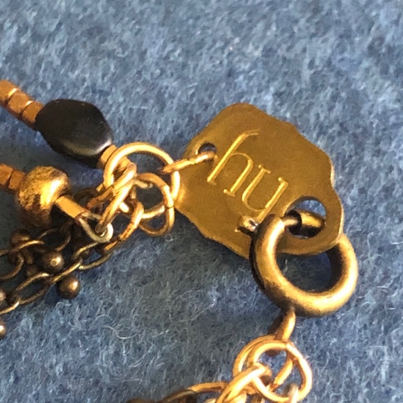 Beaded necklace and bracelet. Each have multi strands. Sterling silver clasp - Picture 4 of 10